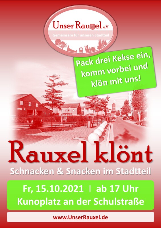 Plakat zu Rauxel klönt am 15.10.2021